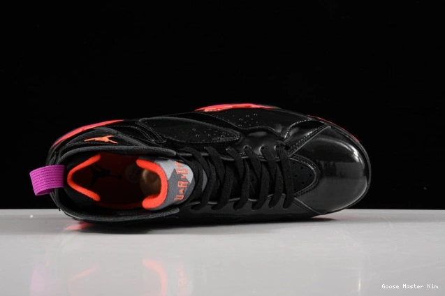 Retro 313358-006 7 Black Patent Jordan Air 0710